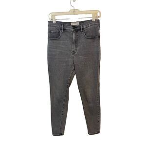 Everlane Gray Stretch High Waist Ankle Skinny Jeans 30